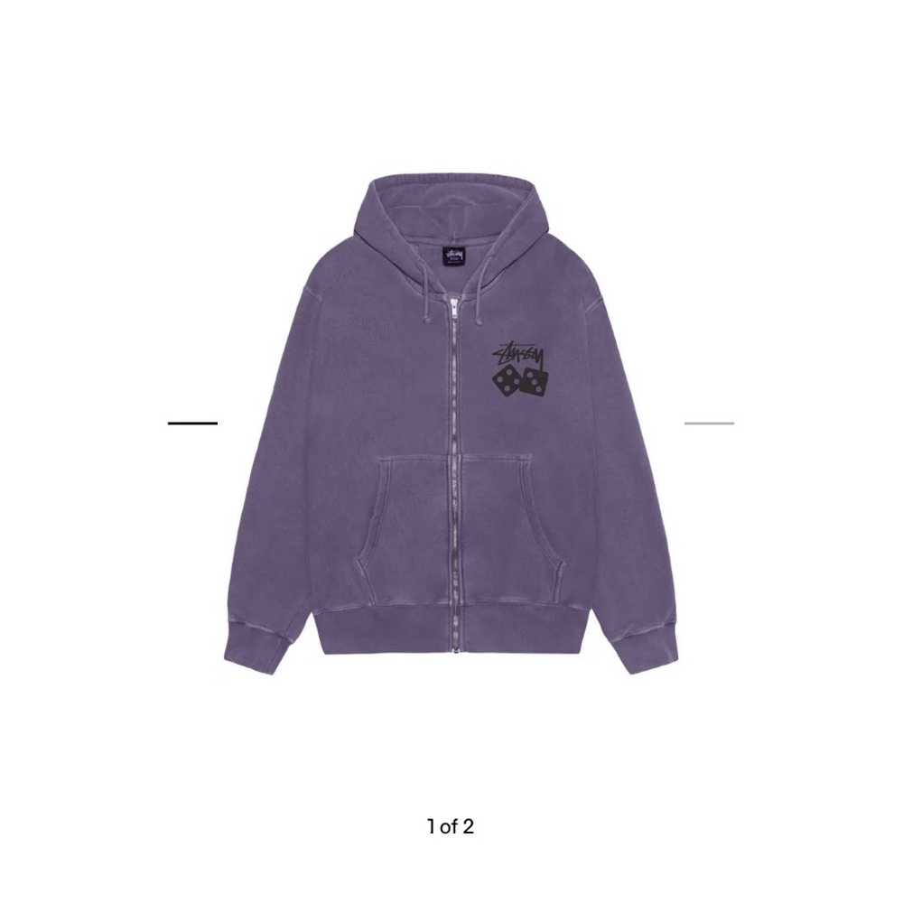 Stussy unisex Hoodie in Deep Purple